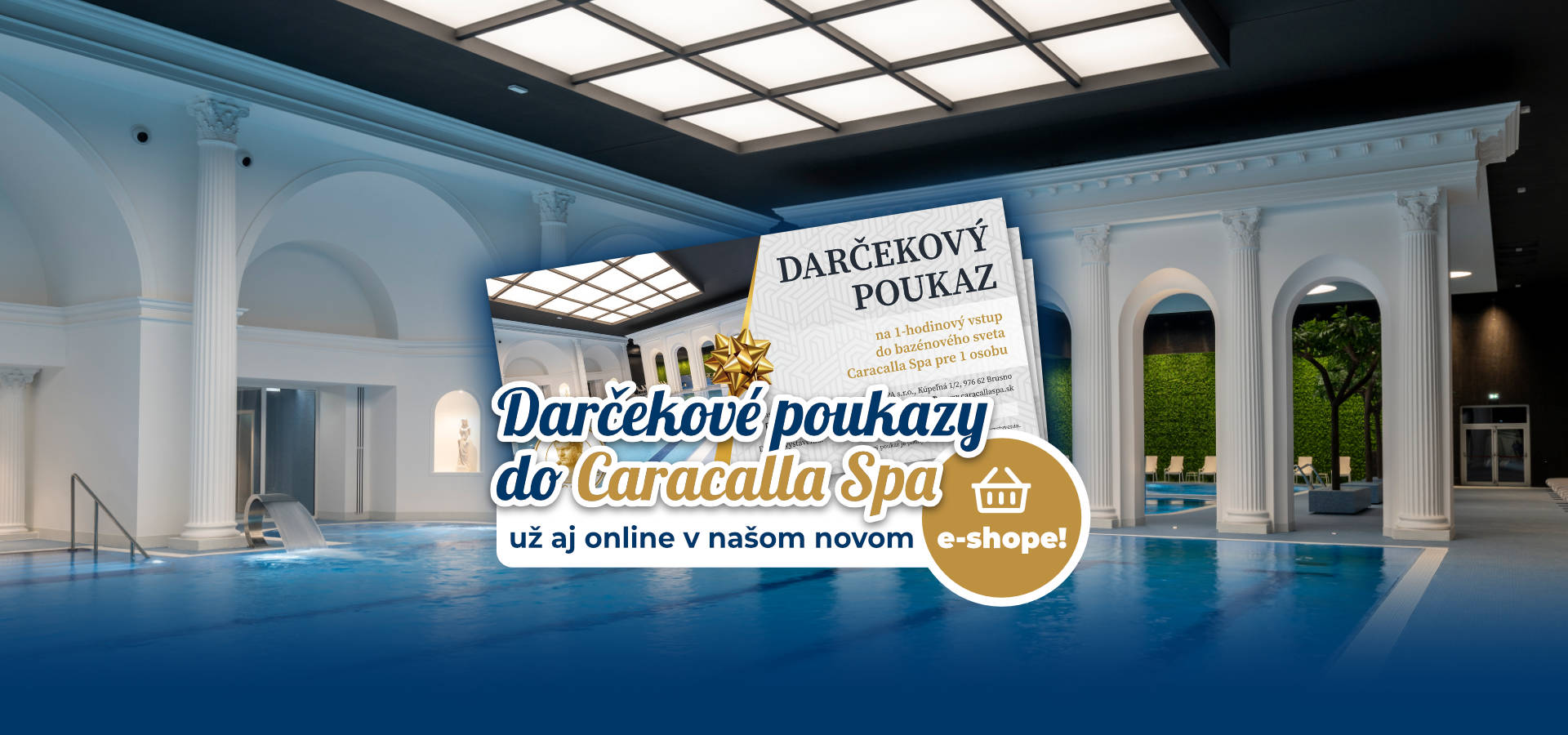 Darčekové poukazy do Caracalla Spa - eshop