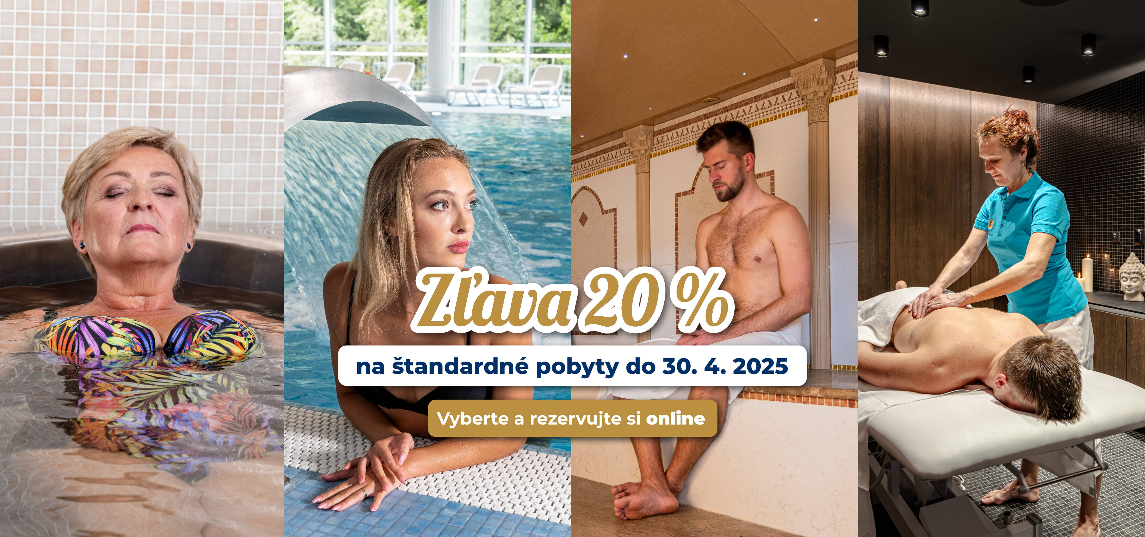 Zľava 20 % na štandardné pobyty do konca apríla 2025